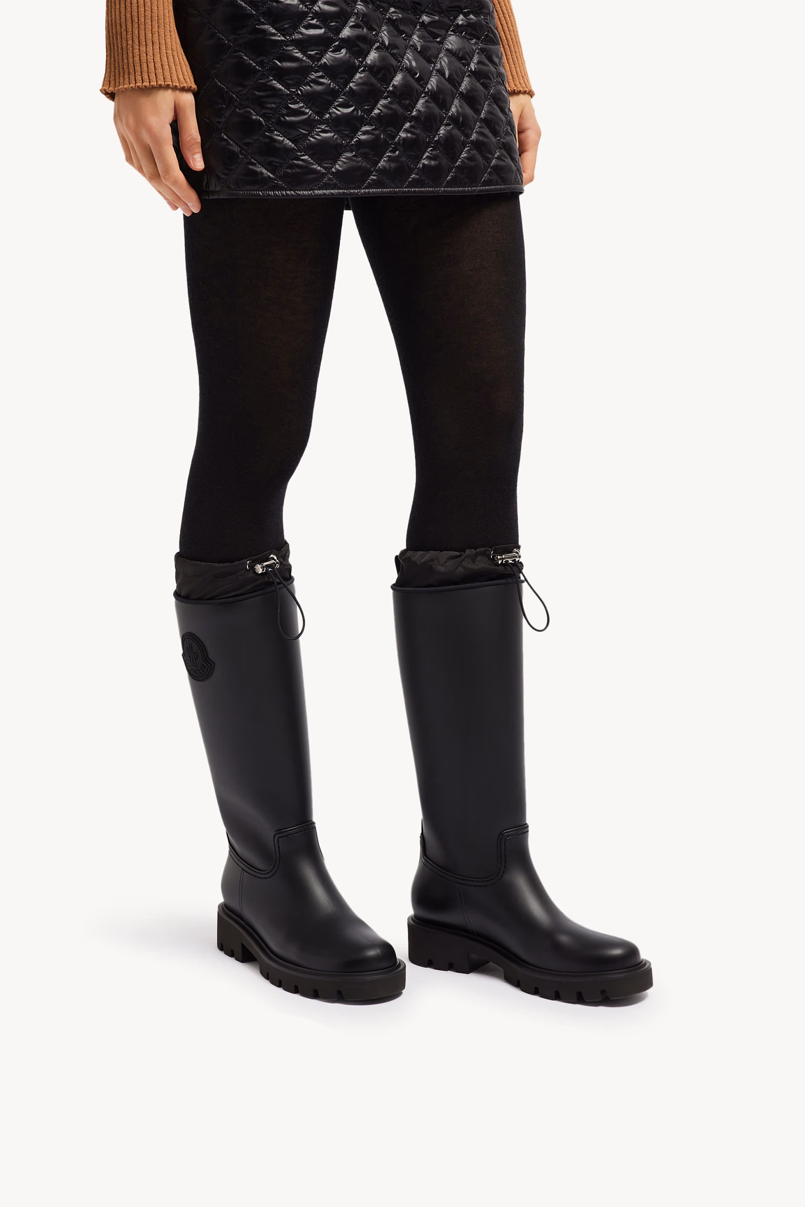 Kickstream High Rain Boots Women Black Moncler 2